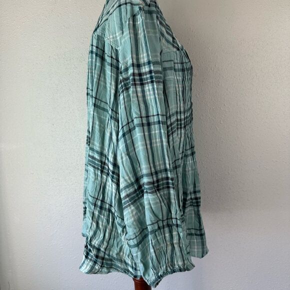 NWT Style and Co Women’s Flannel Top - Picture 3 of 6